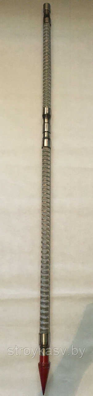 Фильтр для скважины «Игла» нержавейка с внутренней и внешней обмоткой. 1 дюйм с удлинителем (труба 32 мм.) - фото 1 - id-p188620599