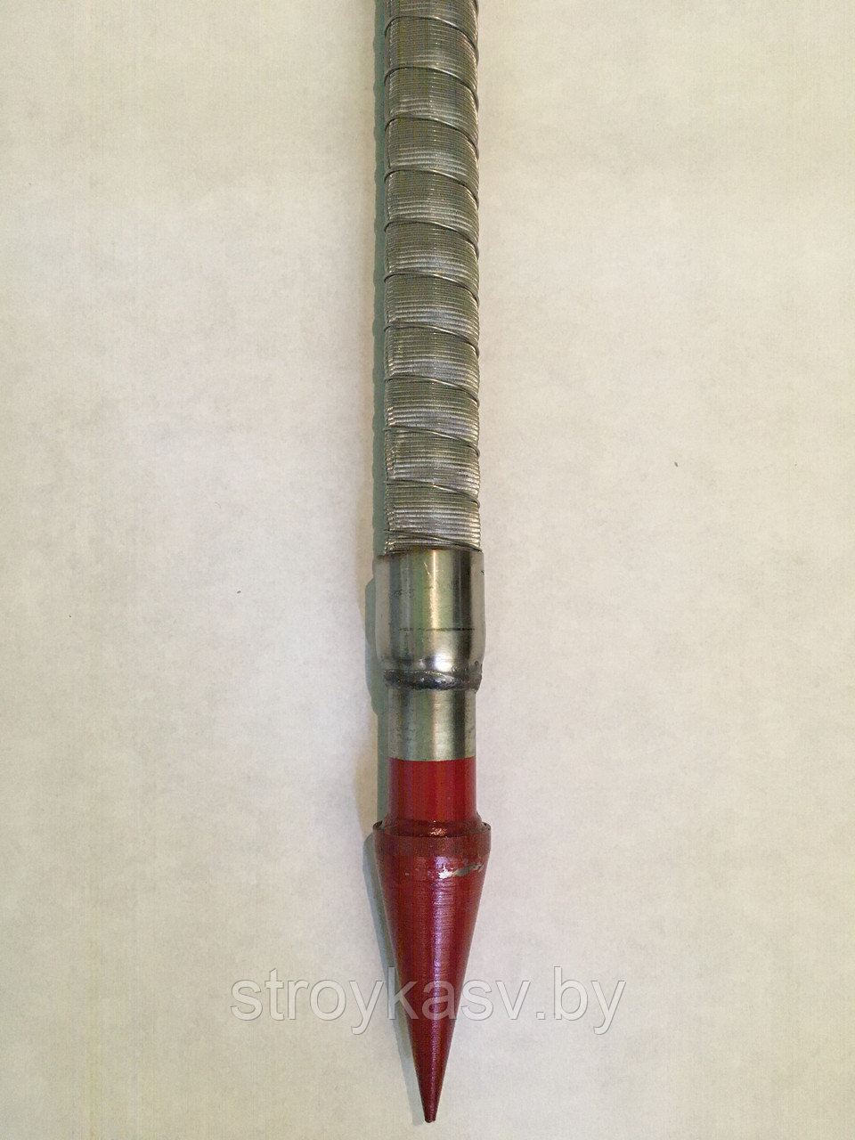 Фильтр для скважины «Игла» нержавейка с внутренней и внешней обмоткой. 1 дюйм с удлинителем (труба 32 мм.) - фото 4 - id-p188620599