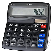 Калькулятор Perfeo PF_B4852, бухгалтерский ,12-разрядный