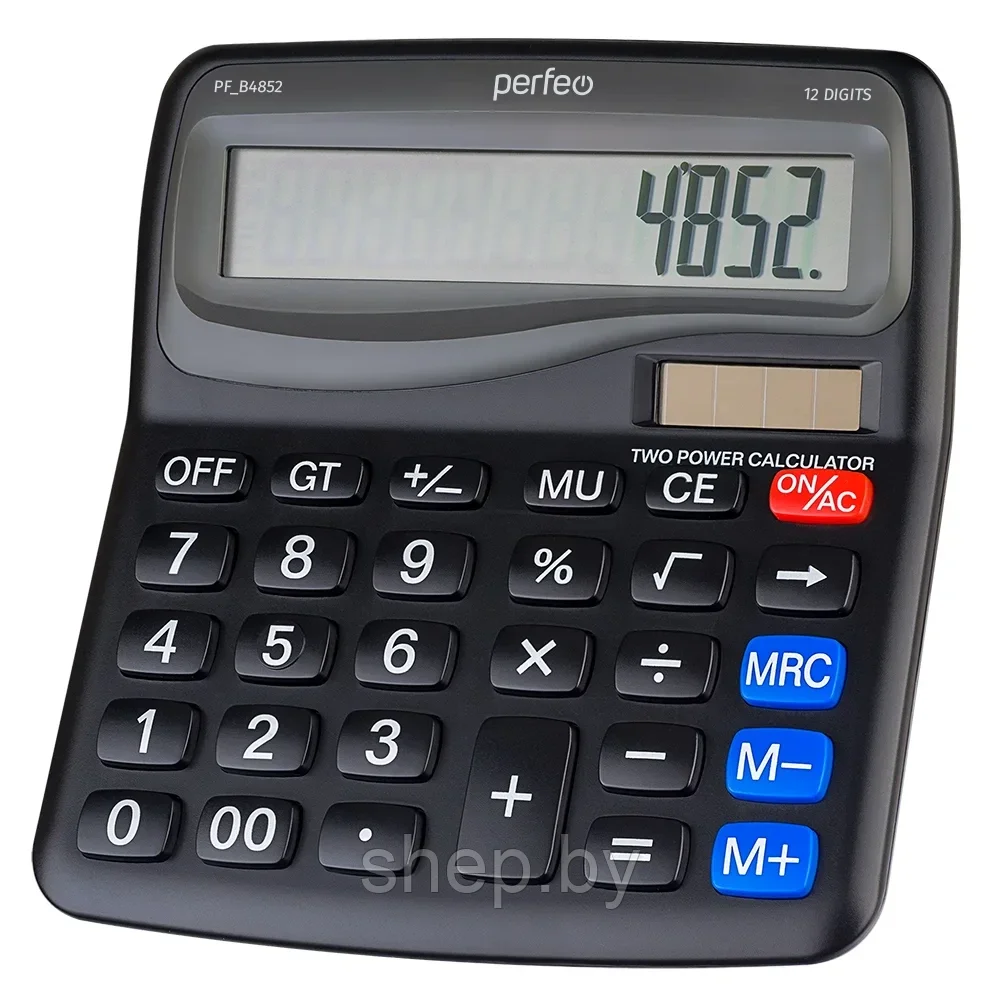 Калькулятор Perfeo PF_B4852, бухгалтерский ,12-разрядный - фото 1 - id-p188620650