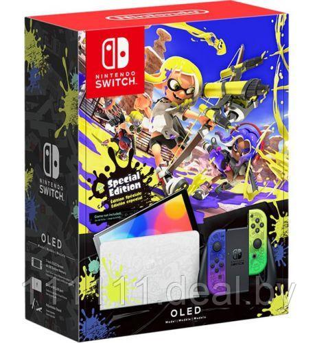 Игровая приставка Nintendo Switch OLED Splatoon 3 Edition - фото 1 - id-p188622049