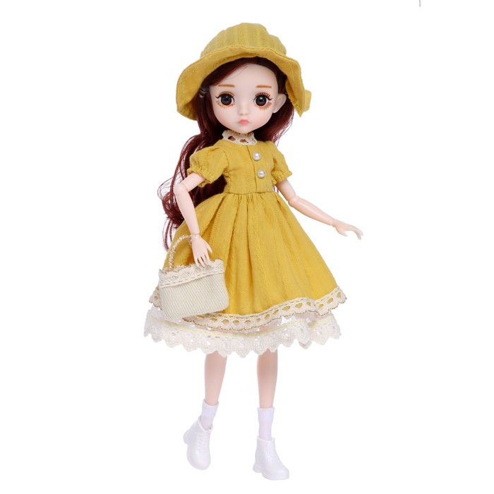 Кукла модная шарнирная «София» в платье, МИКС - фото 5 - id-p188622791