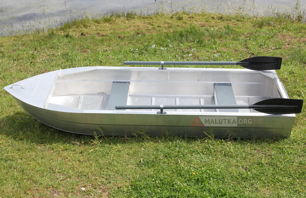 Алюминиевая лодка Малютка-Н 2.9 м., с транцем - фото 1 - id-p188623469