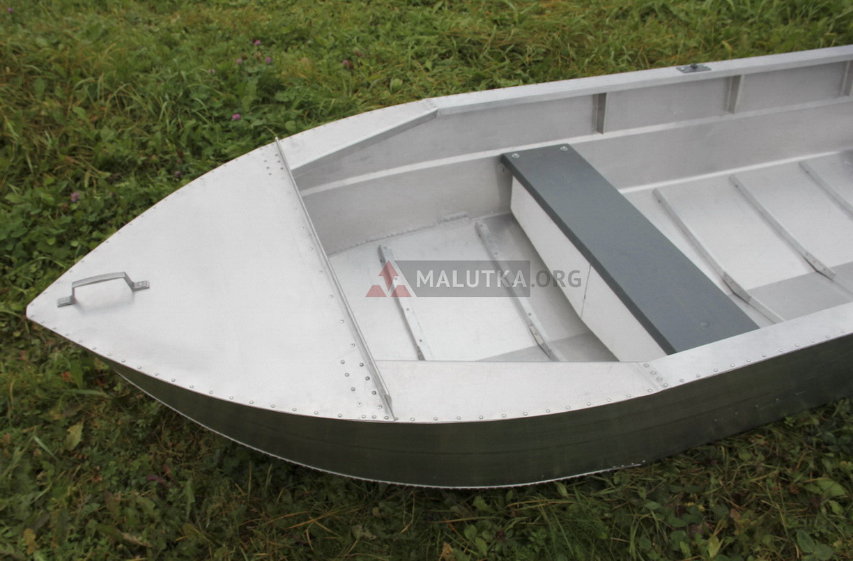 Алюминиевая лодка Малютка-Н 3.1 м., с транцем - фото 5 - id-p188623470