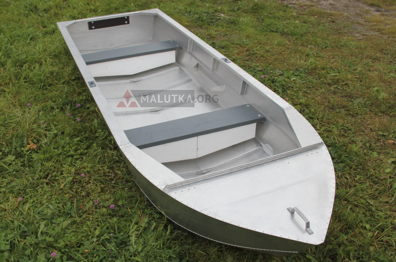 Алюминиевая лодка Малютка-Н 3.1 м., с транцем - фото 6 - id-p188623470