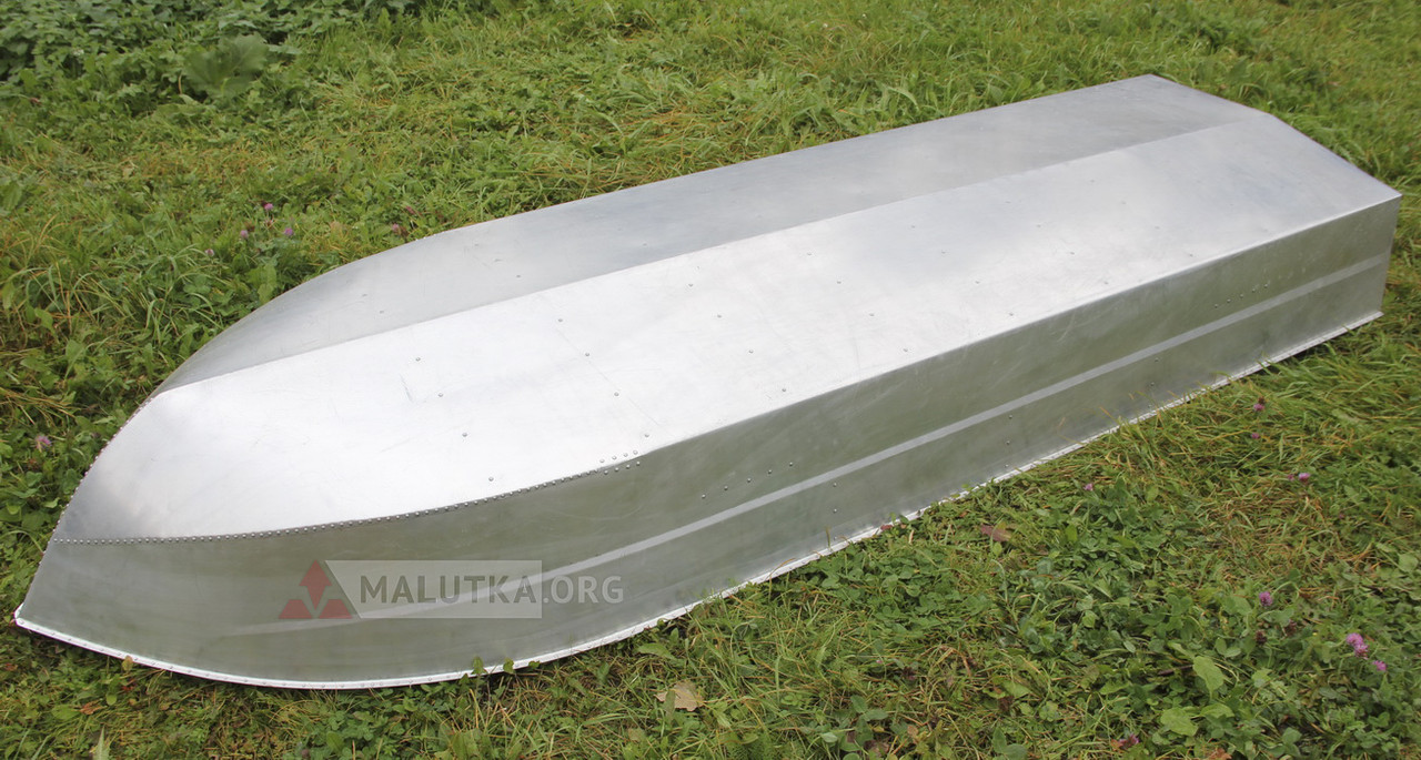 Алюминиевая лодка Малютка-Н 3.1 м., с транцем - фото 7 - id-p188623470