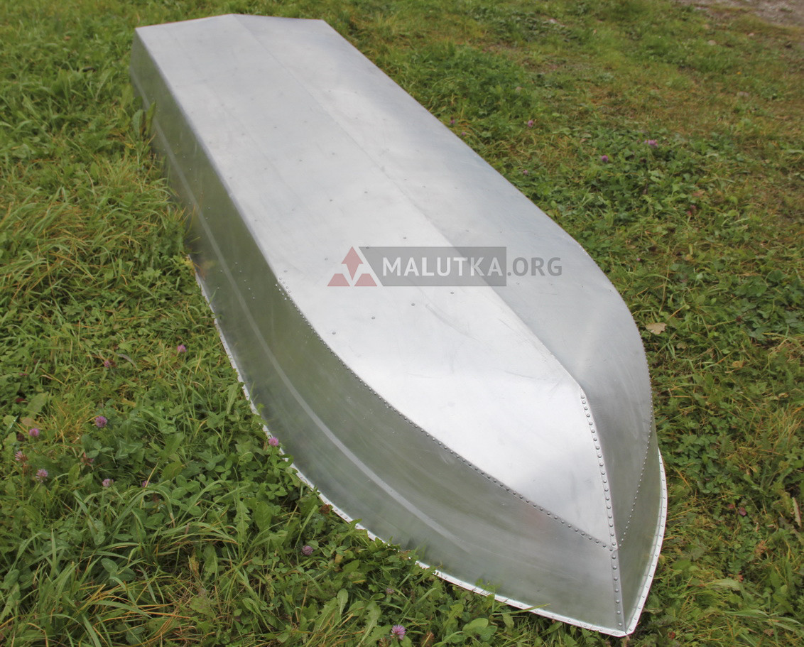 Алюминиевая лодка Малютка-Н 3.1 м., с транцем - фото 8 - id-p188623470