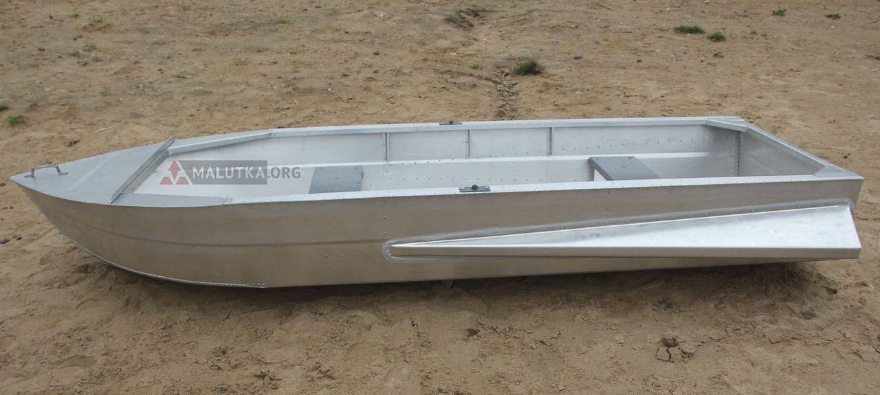 Алюминиевая лодка Малютка-Н 2.9 м., с булями - фото 5 - id-p188623472
