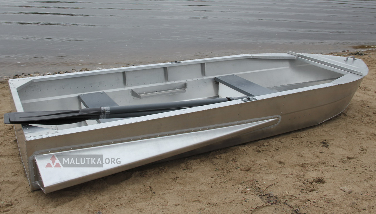 Алюминиевая лодка Малютка-Н 2.9 м., с булями - фото 6 - id-p188623472