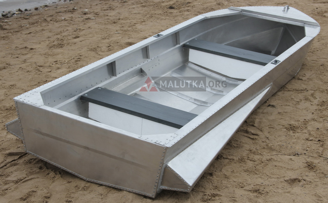 Алюминиевая лодка Малютка-Н 3.1 м., с булями - фото 3 - id-p188623473