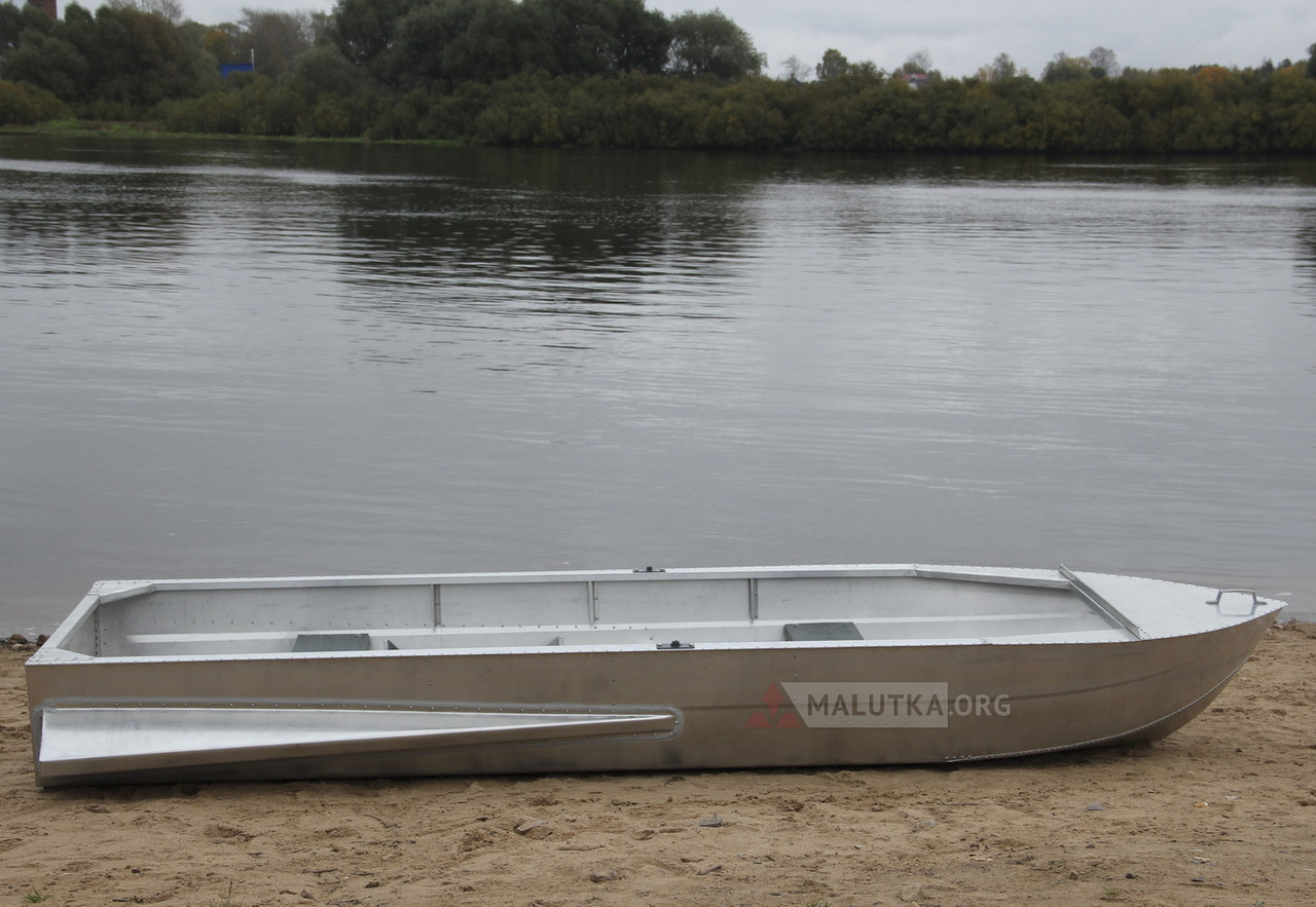 Алюминиевая лодка Малютка-Н 3.1 м., с булями - фото 4 - id-p188623473