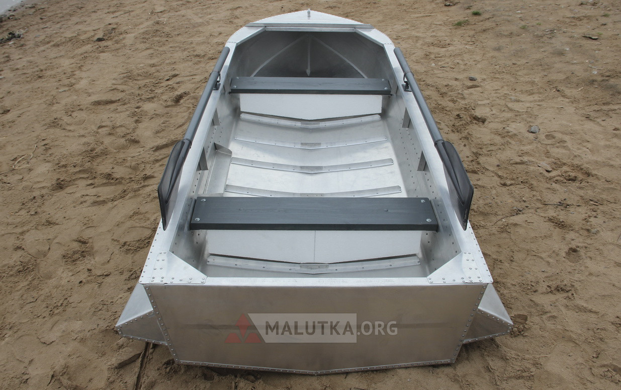 Алюминиевая лодка Малютка-Н 3.1 м., с булями - фото 7 - id-p188623473