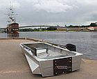 Алюминиевая лодка Малютка-Н 3.1 м., с транцем и булями, фото 3