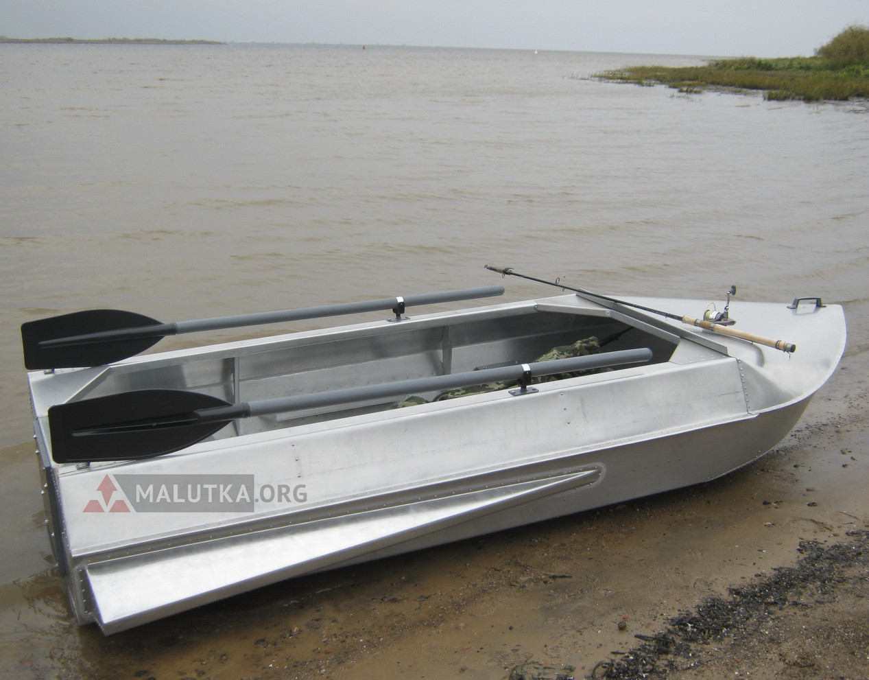 Алюминиевая лодка Романтика-Н 3.0 м., с булями - фото 5 - id-p188623479