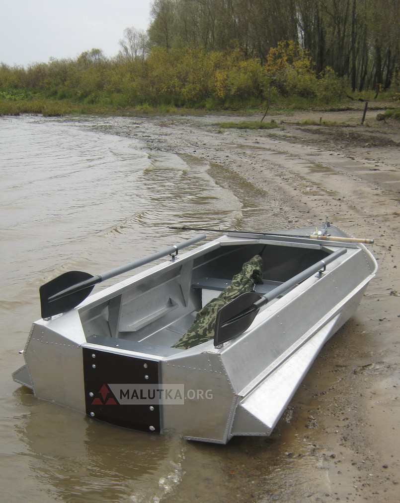 Алюминиевая лодка Романтика-Н 3.0 м., с булями - фото 6 - id-p188623479