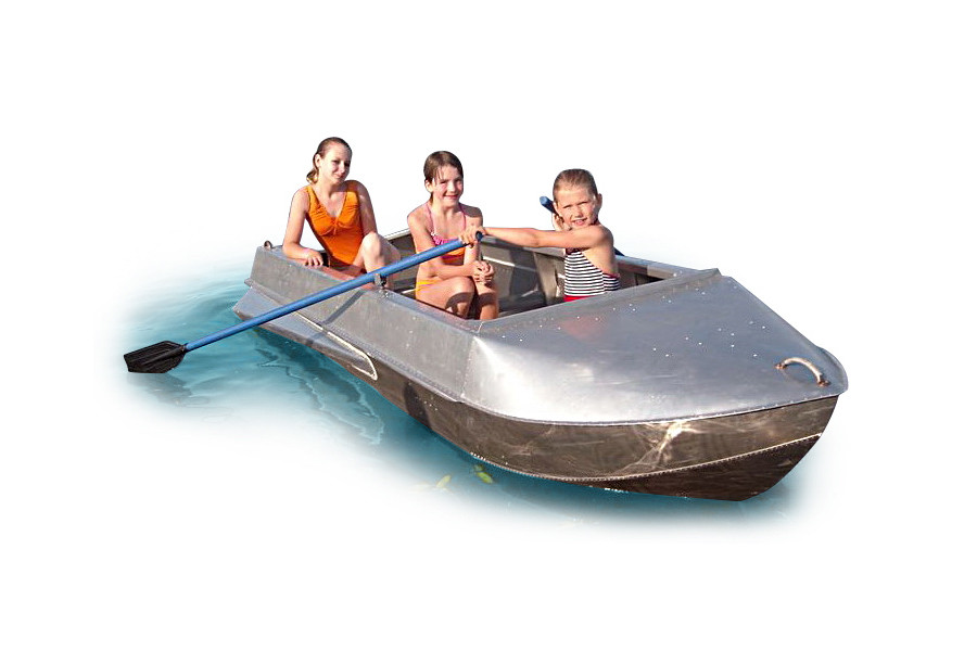 Алюминиевая лодка Романтика-Н 3.5 м., с булями - фото 2 - id-p188623480