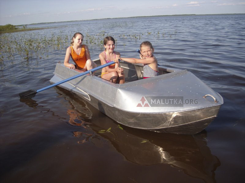 Алюминиевая лодка Романтика-Н 3.5 м., с булями - фото 3 - id-p188623480