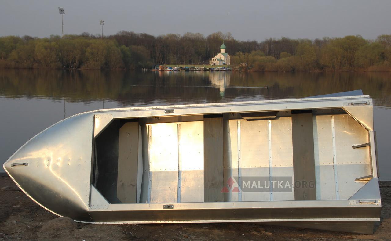 Алюминиевая лодка Романтика-Н 3.5 м., с булями - фото 6 - id-p188623480