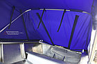 Алюминиевая лодка Мста-Н 3.7 м., с тентом, дугами, стеклом и булями, фото 6