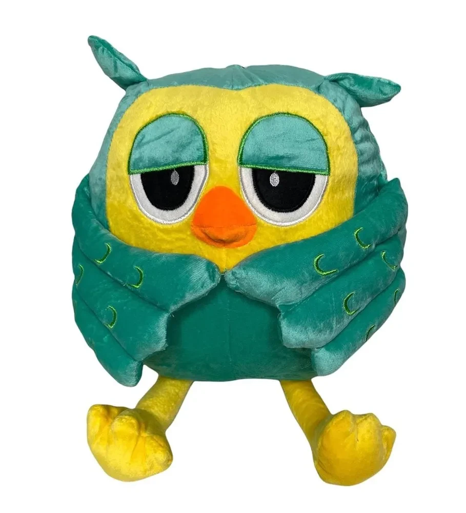 Мягкая игрушка Сова с пледом 3в1, Зеленая - фото 3 - id-p188624414