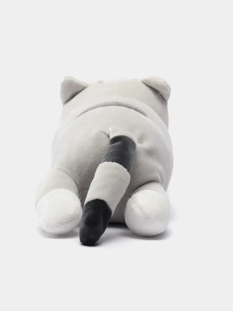 Мягкая игрушка Кот-Батон, 80 см. Серый - фото 4 - id-p188628217