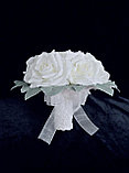 Букет-дублёр свадебный белого цвета, фото 3