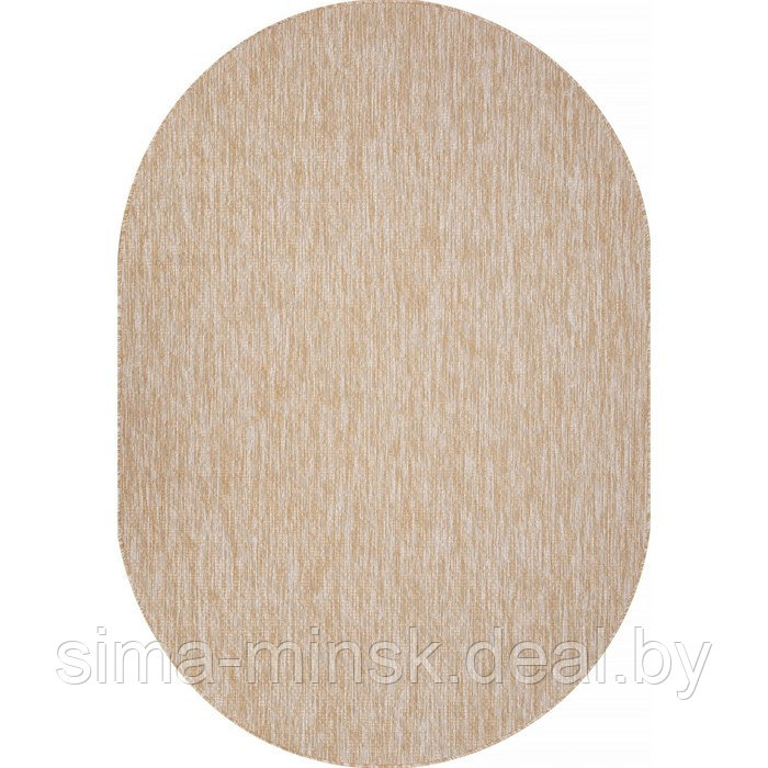 Ковёр овальный Vegas S113, размер 80x150 см, цвет beige - фото 1 - id-p188632010
