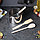 Подарочный набор кухонных принадлежностей, 4 предмета: раздвижная форма, лопатка, ложка, венчик, фото 3
