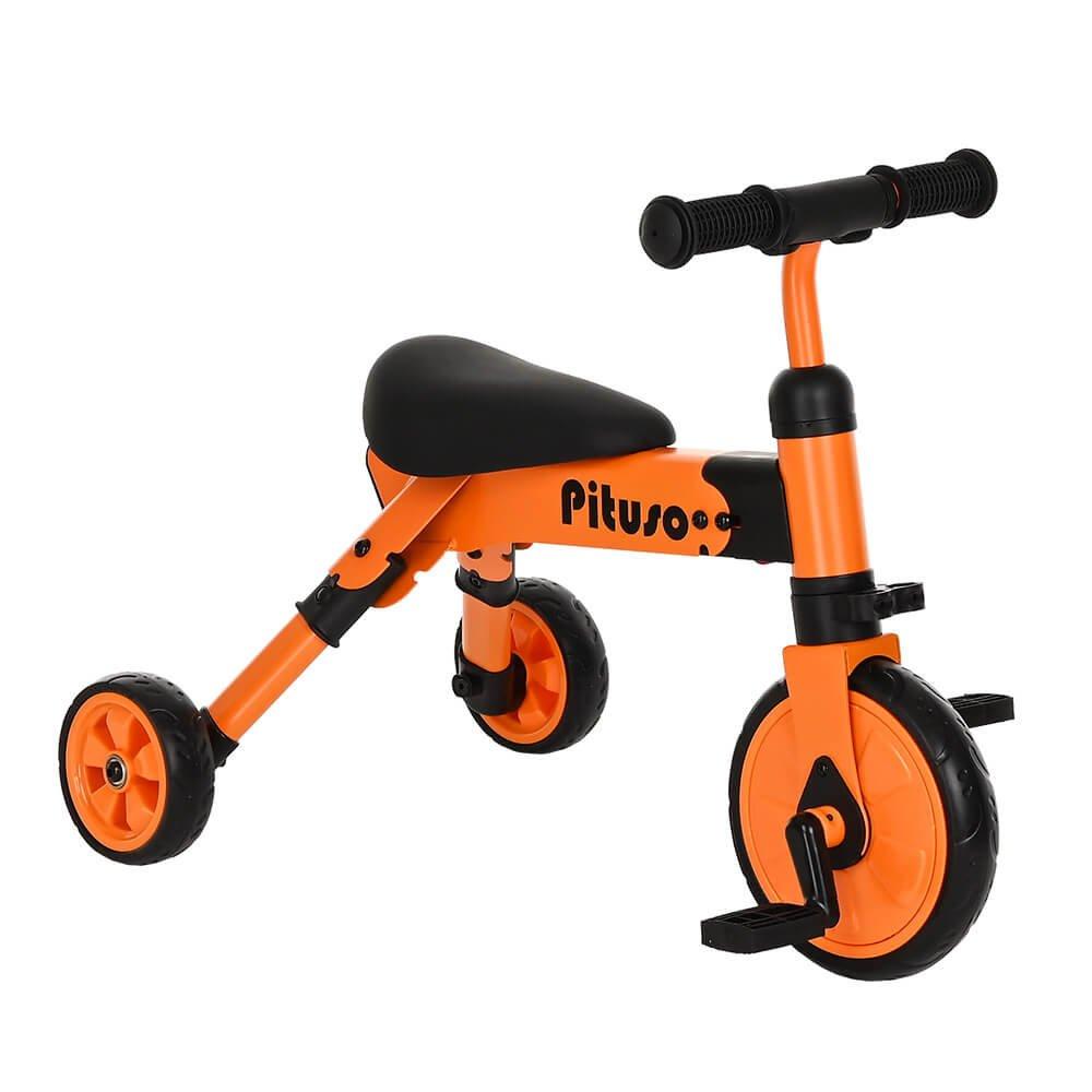 Велосипед детский трехколесный PITUSO 2в1 Букашка складной Orange/Оранжевый AS003 - фото 2 - id-p188637464