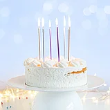 Свечи для торта "Металлик",6шт. в уп. PATERRA /34, фото 3