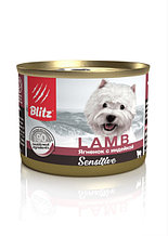 Паштет для собак Blitz Sensitive Dog Pate (ягненок, индейка) 200 гр