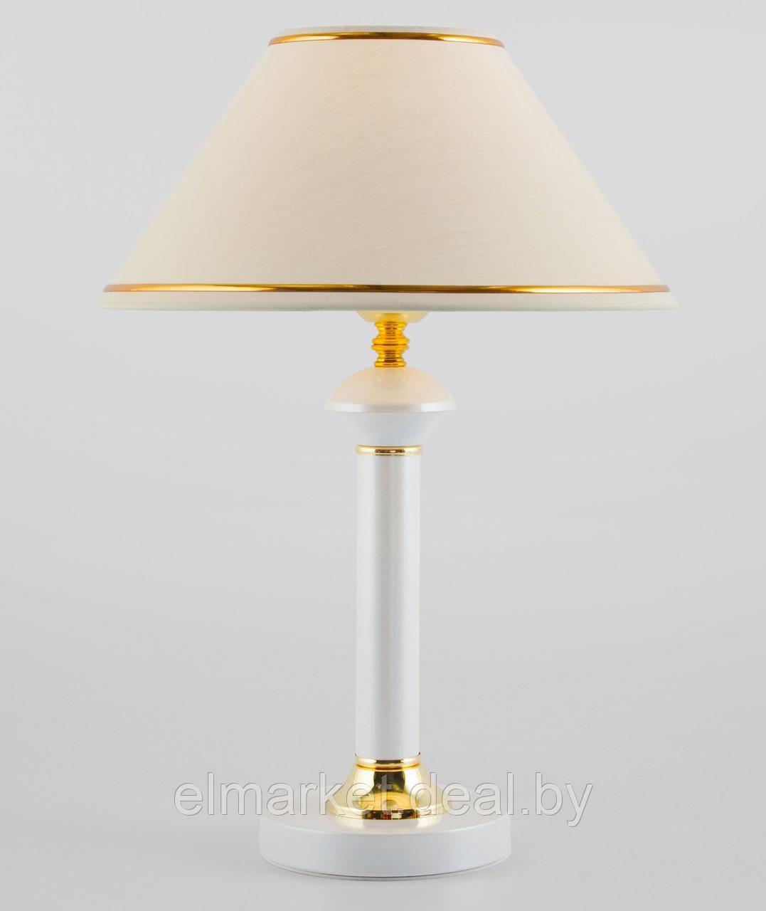 Настольная лампа Евросвет 60019/1 глянцевый белый - фото 1 - id-p188644166