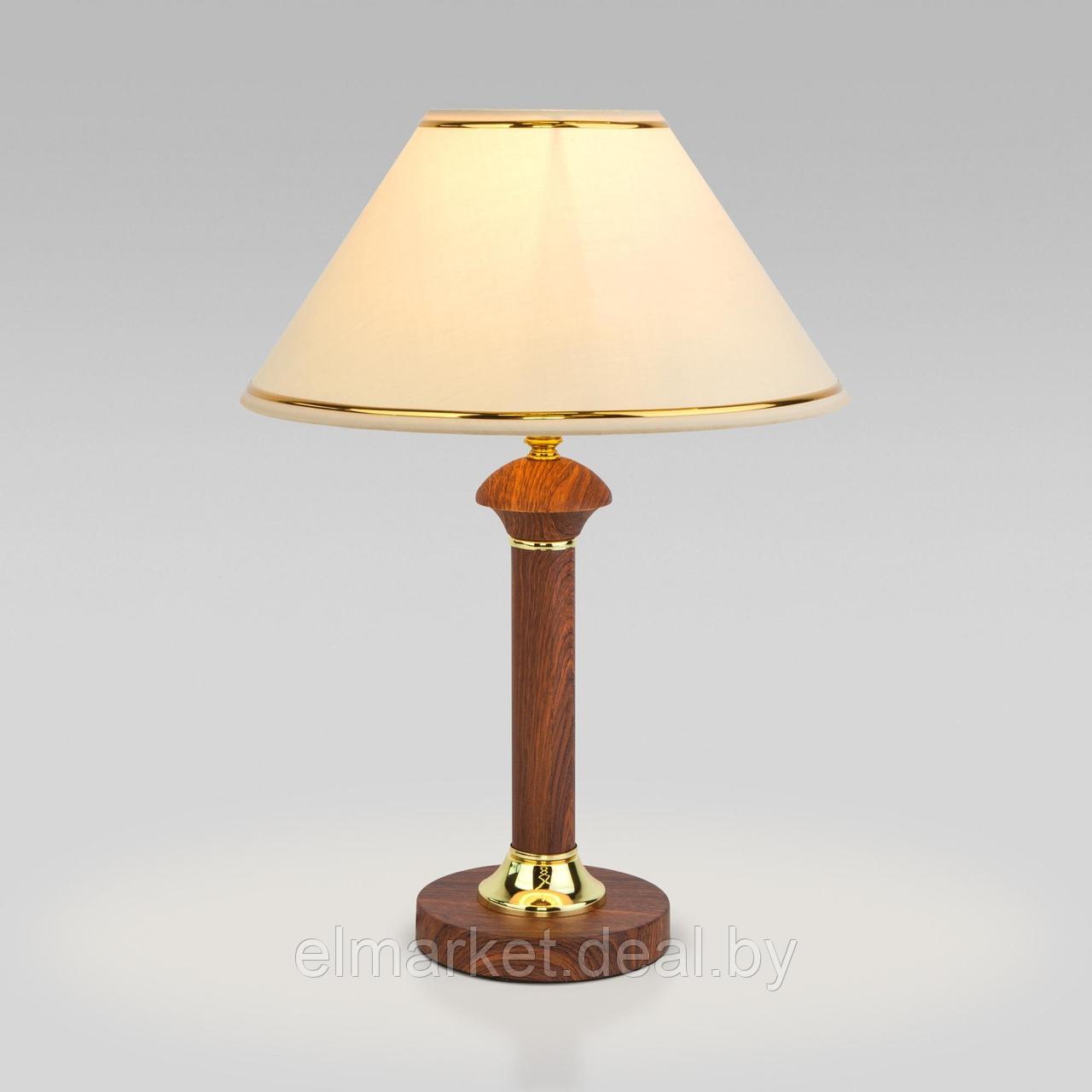 Настольная лампа Евросвет Lorenzo 60019/1 орех - фото 1 - id-p188656871