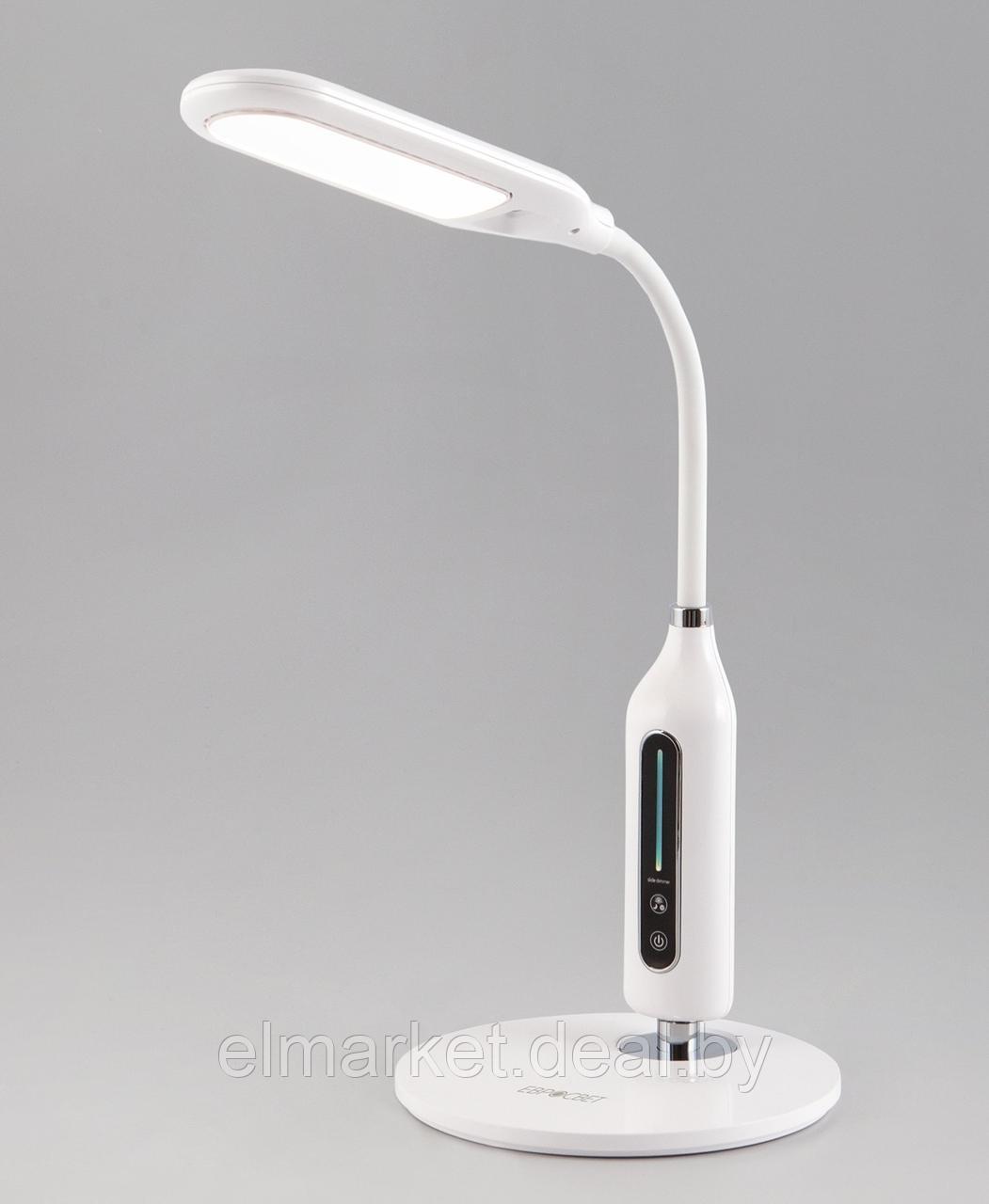 Светодиодная настольная лампа с диммером Евросвет 80503/1 белый - фото 1 - id-p188660182