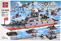 LX.A399 Конструктор LX "Военный корабль + техника", 526 деталей, аналог LEGO