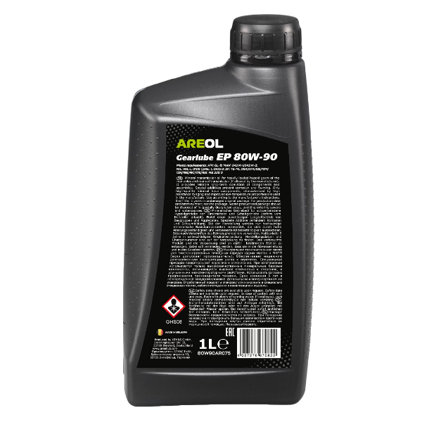 Трансмиссионное масло AREOL Gearlube EP 80W-90 1L 80W90AR075 - фото 3 - id-p188664266