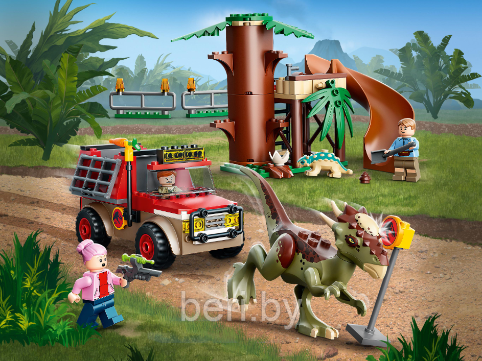 60131 Конструктор Lari «Побег стигимолоха», Мир Юрского периода, Аналог Lego Jurassic World 76939, 152 детали - фото 9 - id-p188635044