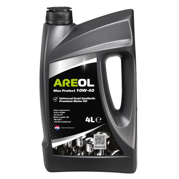 Моторное масло п/синтетика AREOL Max Protect 10W-40 4л 10W40AR003 - фото 1 - id-p188664852