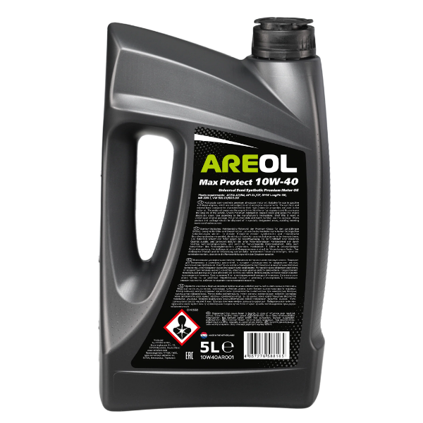 Моторное масло п/синтетика AREOL Max Protect 10W-40 5л 10W40AR001 - фото 3 - id-p188666290