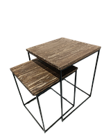 Стол модульный лофт Грифонсервис СМ8 (в количестве 2 шт 500х450х500, 400х400х400)