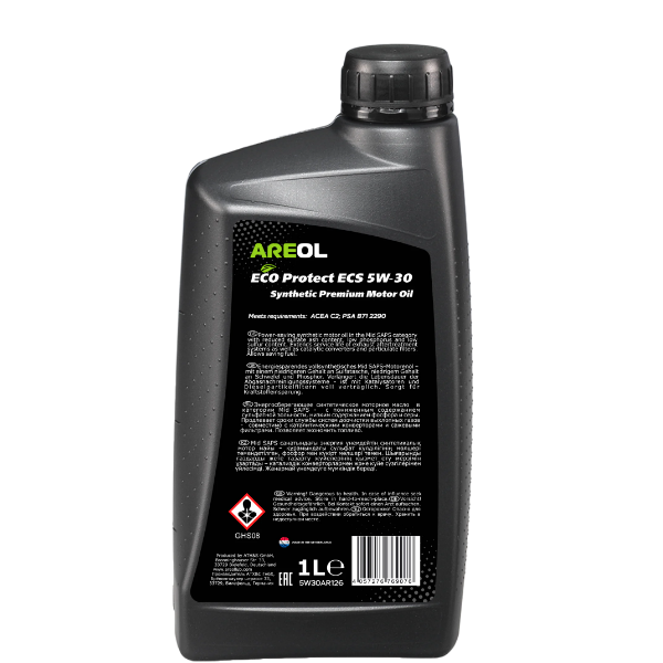 Масло моторное синтетика AREOL ECO Protect ECS 5W-30 1л 5W30AR126 - фото 3 - id-p188670511