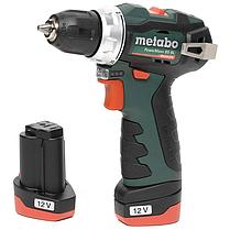 Дрель-шуруповерт Metabo PowerMaxx BS Basic (34 Нм, 2 АКБ 2 А/ч, быстрое зарядное, кейс) 600080500, фото 3