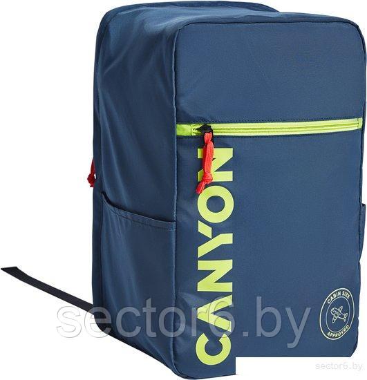 Городской рюкзак Canyon CNS-CSZ02NY01 (темно-синий/лайм)