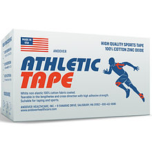 Тейп базовый неэласт. Athletic Tape 3,8см х 10,0м (32 рулона)