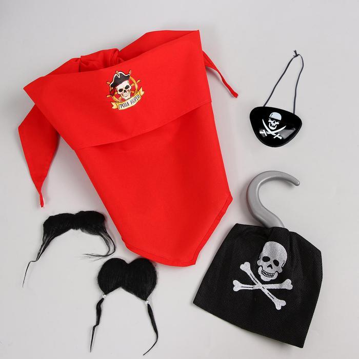 Карнавальный пиратский костюм взрослый «Чёрный Генри», - фото 2 - id-p188677551