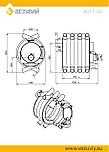 Печь отопительная ВЕЗУВИЙ АОГТ 00 (100м3), фото 4