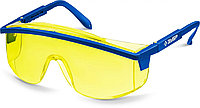 110482 Защитные жёлтые очки ЗУБР ПРОТОН линза увеличенного размера, открытого типа