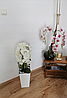 Цветочная композиция из орхидей в горшке 90 см, фото 4