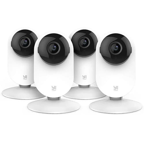 IP-камера Yi Home Camera 1080p Family Pack 4-in-1 Европейская версия Белый - фото 1 - id-p188692797