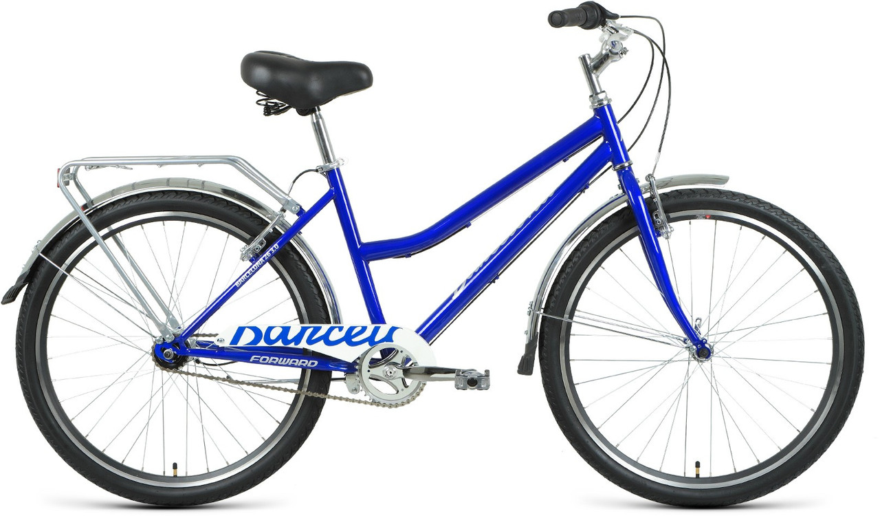 Городской велосипед Forward BARCELONA 26 3.0 (17 quot; рост) синий/серебристый 2021 год (RBKW1C163002) - фото 1 - id-p188694207